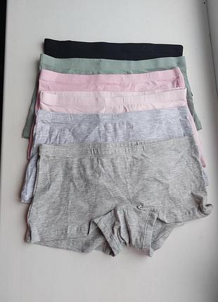 Набір 6шт трусики шортики h&m розмір 146/152