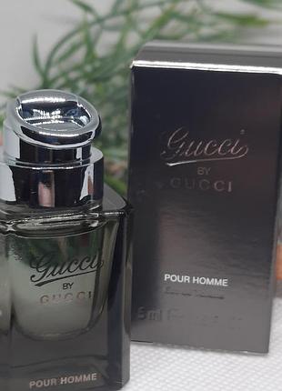 Gucci — gucci by gucci pour homme (eau de toilette) 5 ml., оригінал.