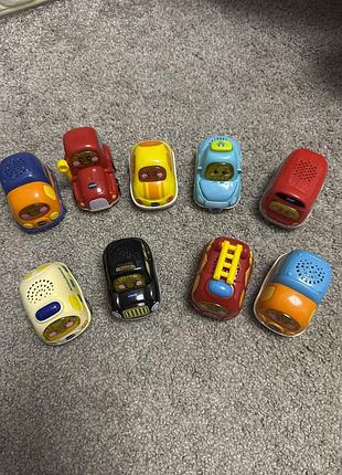 Набір іграшкових машинок vtech toot-toot drivers зі звуковими ефектами