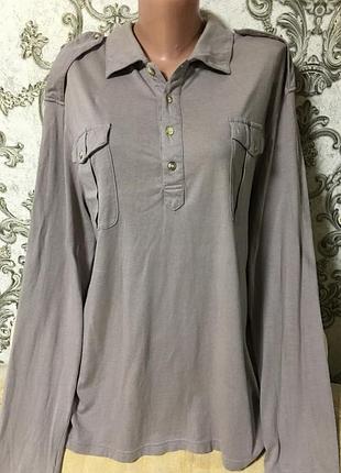 Шикарный мужской лонгслив polo. armani
