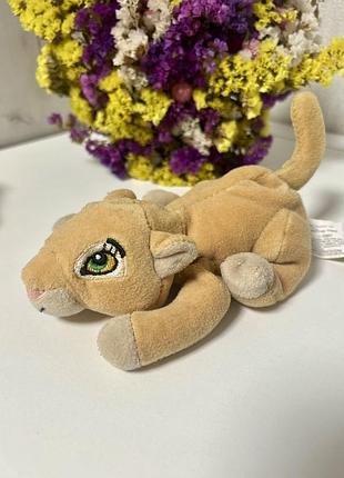 Колекційна м'яка іграшка нала «король лев» disney store (вінтаж)