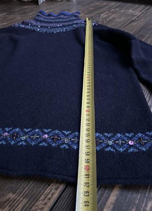 Светр laura ashley 100% вовна 6