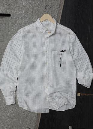 Gant poplin оригінал❗️нова чоловіча біла сорочка poplin / 💯% бавовна / l розмір / чоловіча сорочка oxford / оксфорд