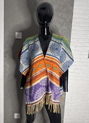 Кардиган з бахромою накидка desigual one size