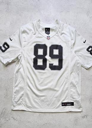 Американский футбол nike las vegas raiders brock bowers #89 nfl game jersey