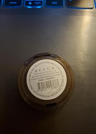 Хайлайтер becca vanilla quartz, 1,15 г 3