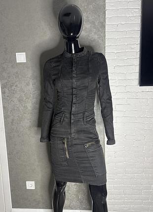 Джинсова сукня плаття g star raw, s