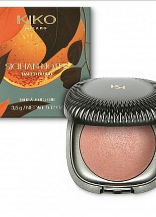 Запечені рум'яна kiko milano sicilian notes baked blush відтінок 03 panarea mauve архівна колекція