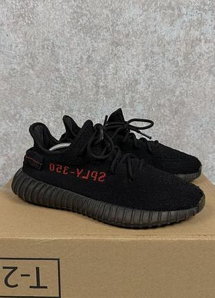 Кросівки adidas yeezy boost 350 v2 bred core black red