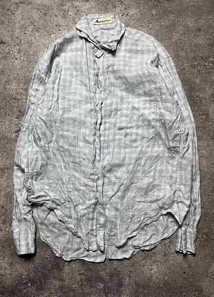 Вінтажна лняна сорочка aquascutum