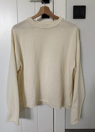 Кофта h&m молочного кольору розмір s