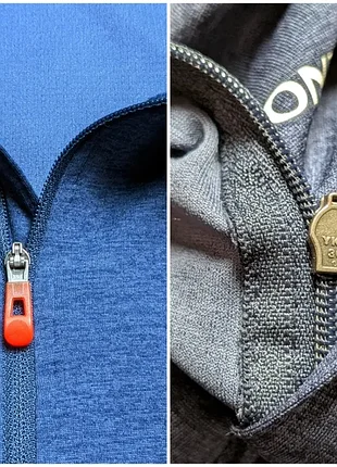 Термокофта montane dart zip neck трекінгова, синя, m 3