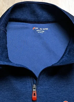 Термокофта montane dart zip neck трекінгова, синя, m 5