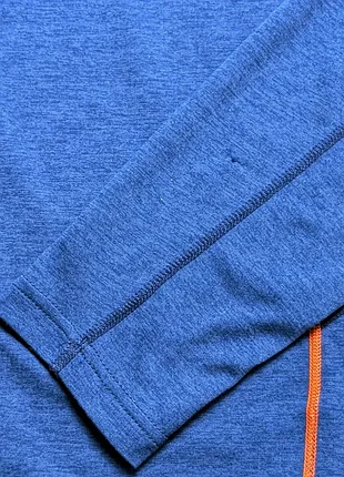 Термокофта montane dart zip neck трекінгова, синя, m 6