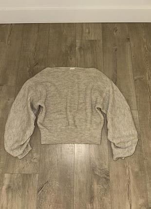 Светр жіночий h&m бежевий вільний