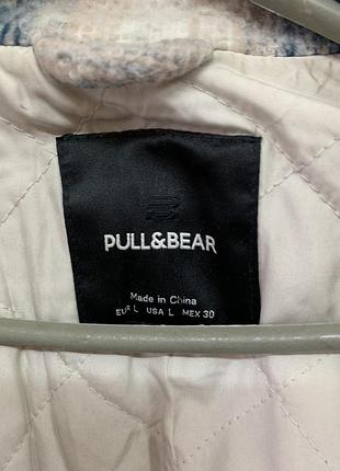 Жіноче пальто pull&bear у клітинку пальт пулл бір розмір l 5