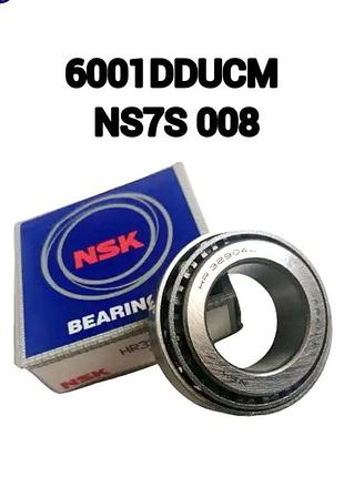 Подшипник шариковый 6001 dducm ns7s 008 nsk, подшипник nsk 6001 2rs япония