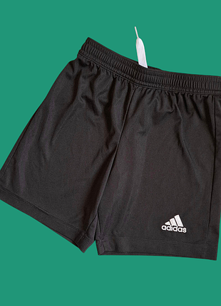 Шорты adidas подростковые черные спортивные на 11-12 лет