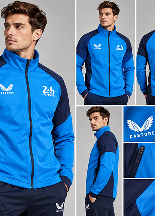 Мужская спортивная софтшел-куртка castore×24h le mans /xxl / новая с бирками.