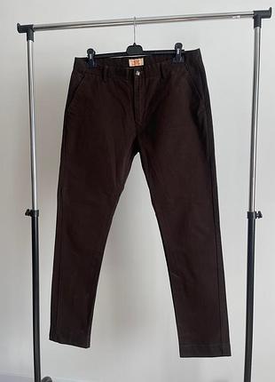 Чоловічі штани чинос dockers (100% бавовна) / коричневі брюки dockers