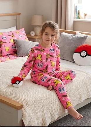 Піжама велюрова 140см primark pokémon