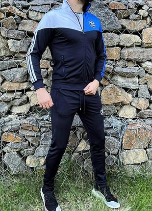 Костюм спортивний чорний adidas s-xxl