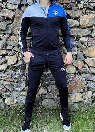 Чорний костюм спортивний adidas розмір s-xxl