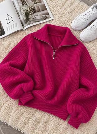 Кофта в'язана в кольорах. светр жіночий