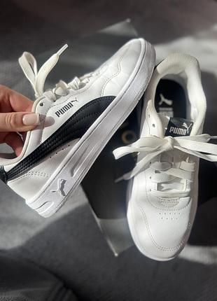 Білі кеди puma кросівки білі puma