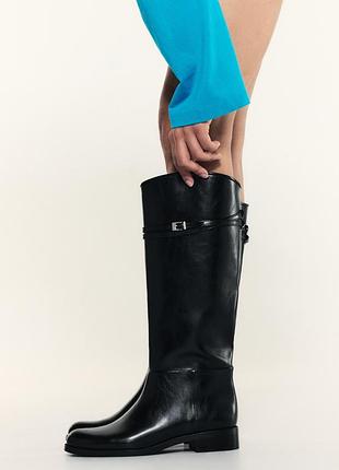 Чоботи жокейки stradivarius 36, 37, 38, 39, 40, 41