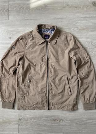 Чоловіча вітровка / куртка harrington superdry (розмір s) — бежева / беж