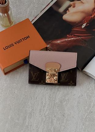 Гаманець louis vuitton pallas wallet міні рожевий