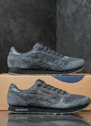 Reebok classic leather light grey 4