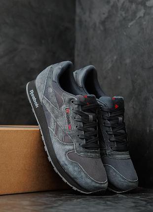 Reebok classic leather light grey 5
