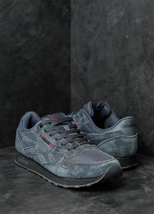 Reebok classic leather light grey 2