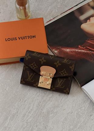 Гаманець louis vuitton pallas wallet міні коричневий