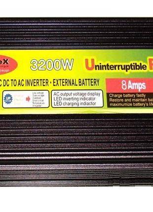 Автомобильный преобразователь напряжения wimpex 12v-220v 3200w есть функция ups