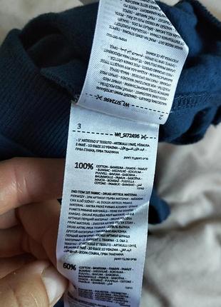 Свитшот синий на мальчика 74 см 5