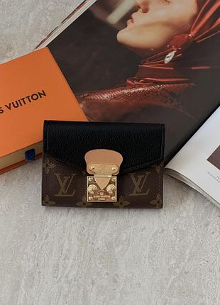 Кошелек louis vuitton pallas wallet мини черный