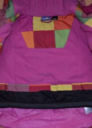 Цветная, лыжная куртка для девочки - lupilu .германия.3 фото