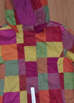 Цветная, лыжная куртка для девочки - lupilu .германия.2 фото