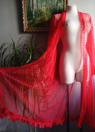 Пеньюар красный 2