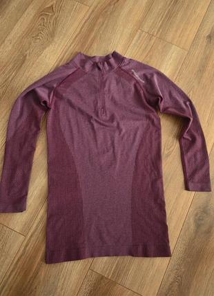 Endurance женский лонгслив long sleeve 1/4 zip base layer