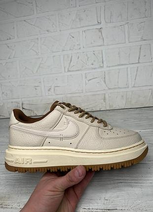 Модные кожаные кроссовки nike air force 1 low luxe
