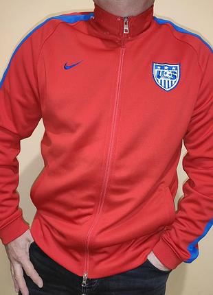 Новая сток оригинальная спортивная куртка кофта мастерка олимпийка nike usa n98 authentic track jacket.хл