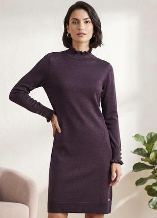 Сукня з люрексом по фігурі joules