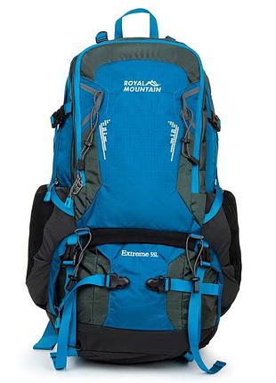 Podium рюкзак туристичний нейлон royal mountain 8368-55l blue