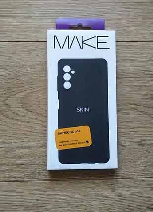 Чехол make skin для samsung galaxy a14 чохол на самсунг а14 a145 a146 (захисне скло)