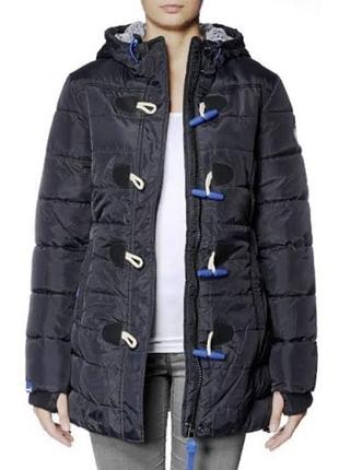 Зимова куртка із капюшоном від superdry 2