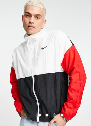 Чоловіча вітровка nike m nk jkt starting five (cw7348-101) xl